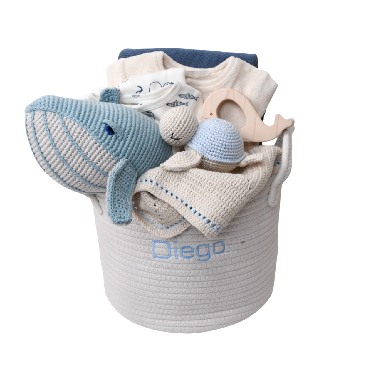 New Baby Gift Basket - Organic