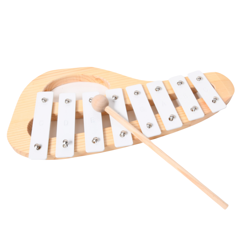 All Natural Toddler Toys Wooden Xylophone for Baby