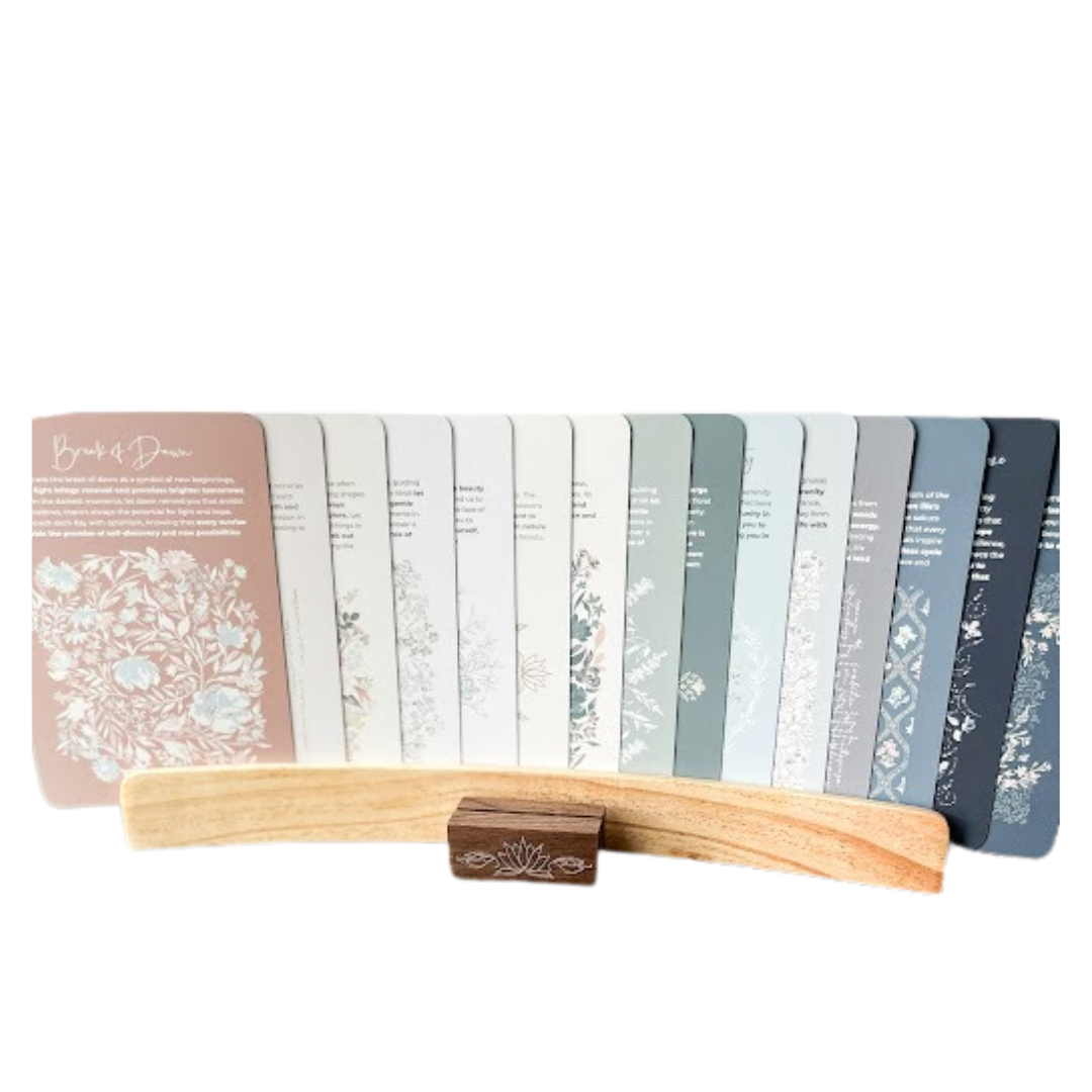 Inspirational Art Cards with Display Stand - Set of 15