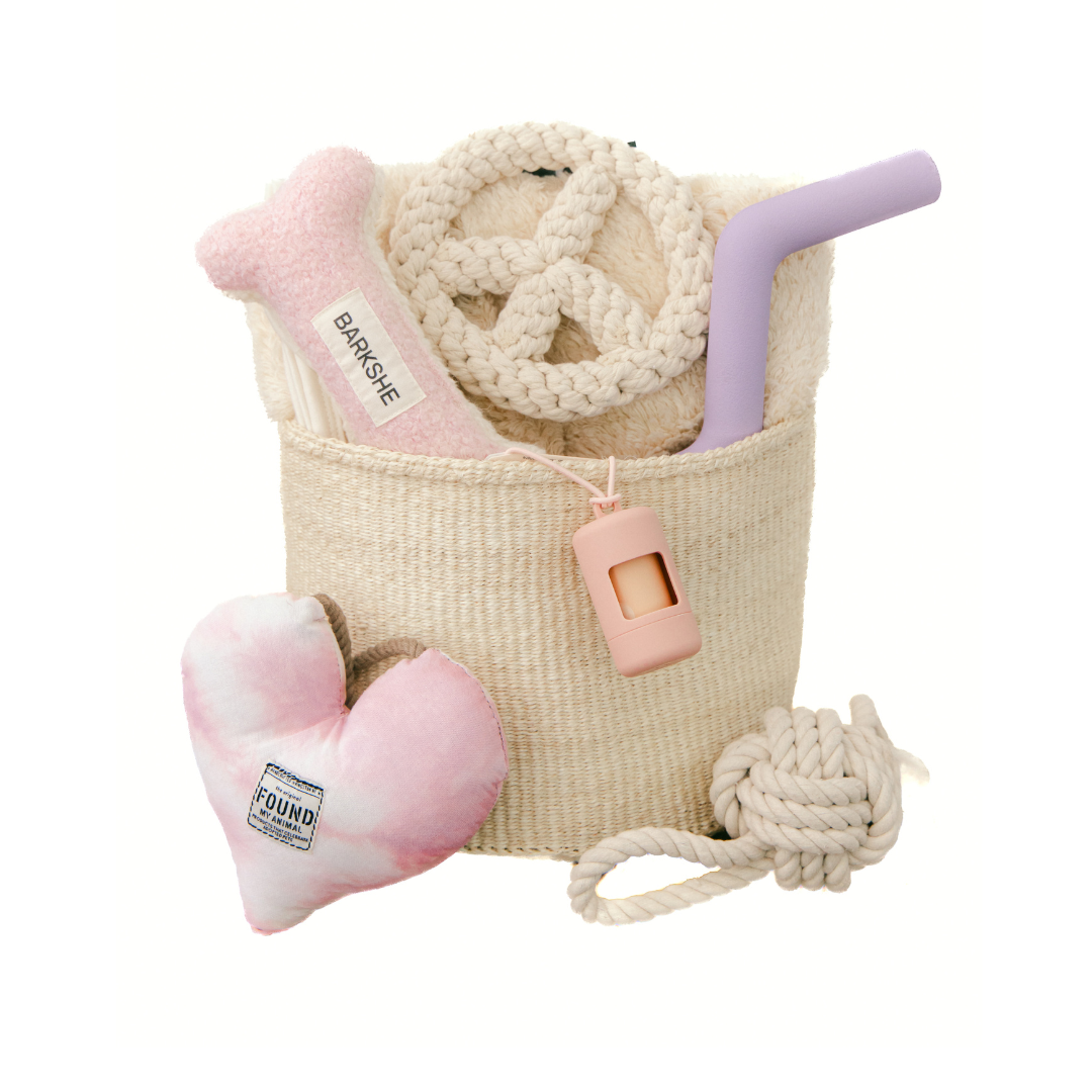 Eco-friendly Dog Toy Gift Basket - Paw-Some