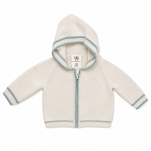 Organic Baby Hooded Cardigan