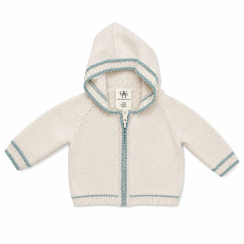 Organic Baby Hooded Cardigan