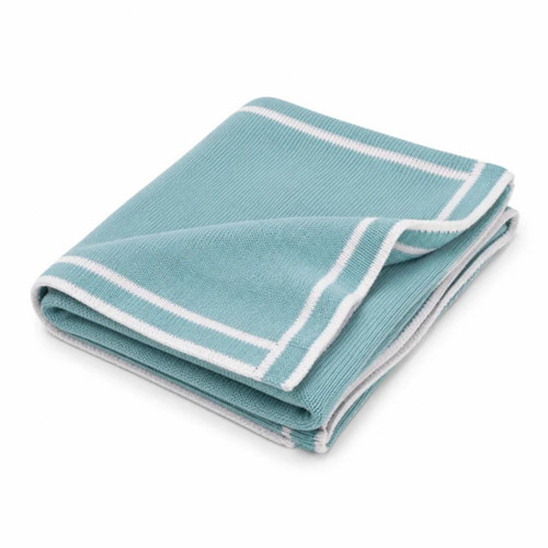 Organic Hand Knit Baby Blanket - Made in Peru