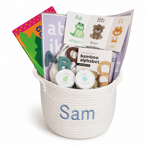 Gift Basket for Preschoolers - A to Z Adventure