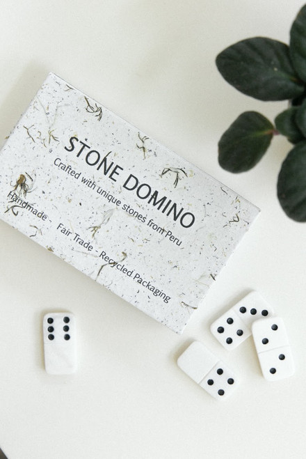 Artisan Stone Dominoes Game