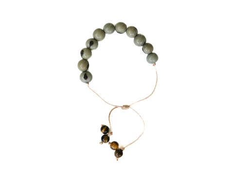 Natural Seed Bracelet - Grey