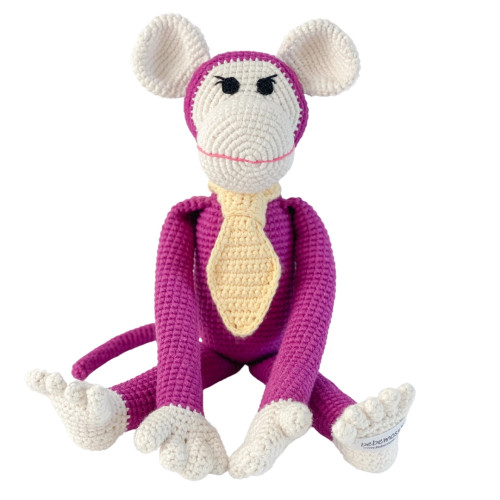 Organic Monkey for Baby - Purple