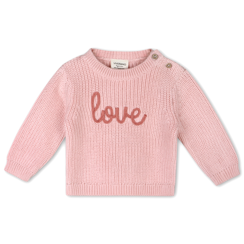 Organic Baby Sweater - Love