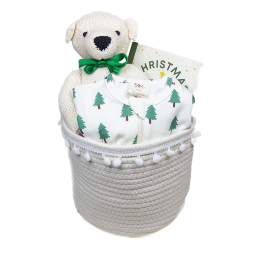 Holiday Baby Gift Basket - Tiny Timber