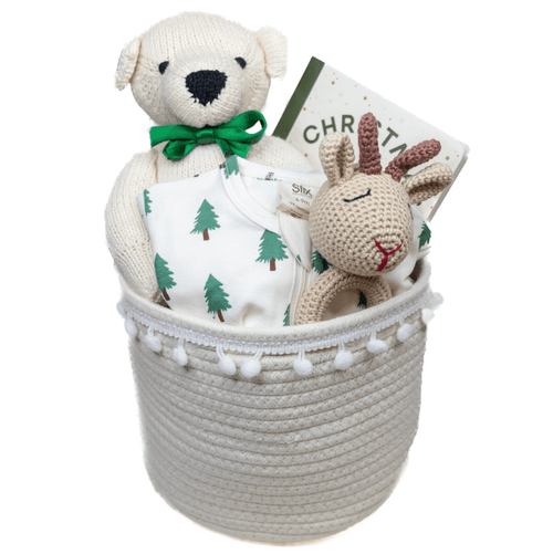 Holiday Baby Gift Basket - Polar Pals