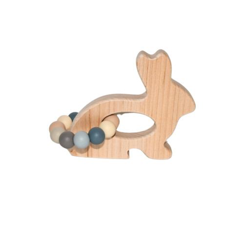 Bunny Toy with Silicone Chew Beads - Riverbed