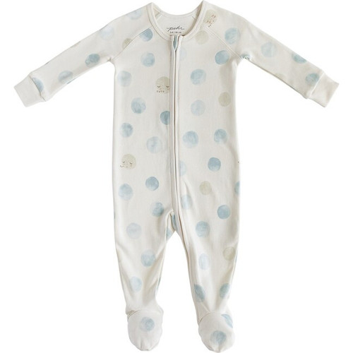 Organic Cotton Sleeper - Blue Dusk, 0-3