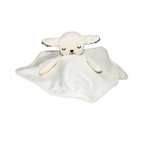 Organic Cotton Baby Lovey - Lamb
