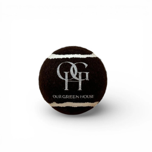 Wool Felted Tennis Ball - Brown