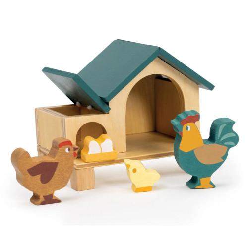 Wooden Chicken Coop Play Set