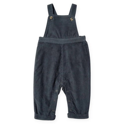 Organic Corduroy Overalls - Ink Blue, 3-6m