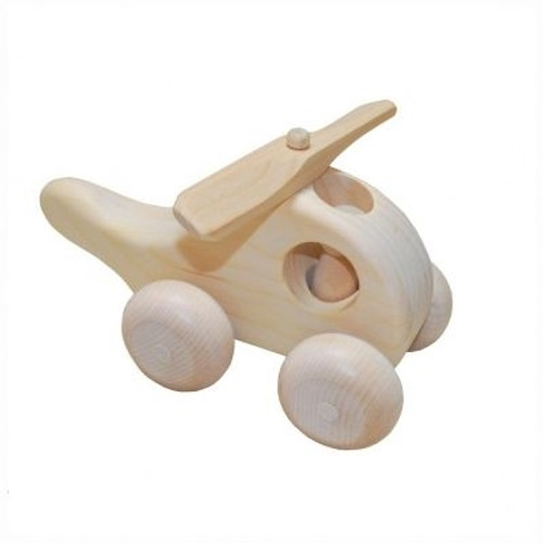 Wooden Toy Helicopter - Made in USA