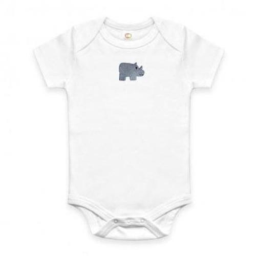 Organic Rhino Onesie - 0-3 Months