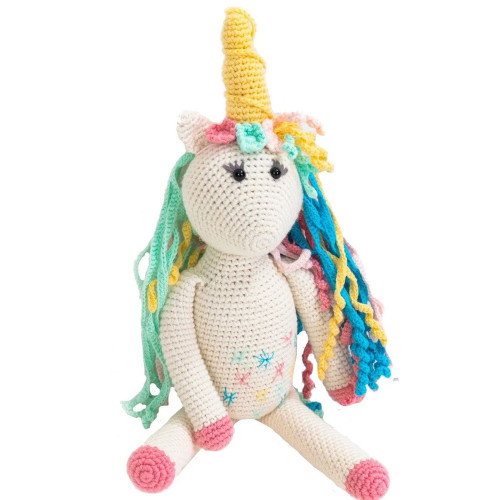 Unicorn Stuffed Animal - Organic, Handmade