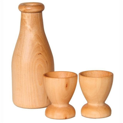Waldorf Toys - Wooden Milk & Cup
