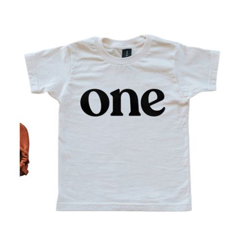 First Birthday Tee - "one"