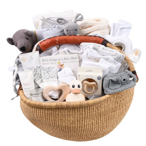 Upscale Baby Gift Basket Deluxe - All the Best!