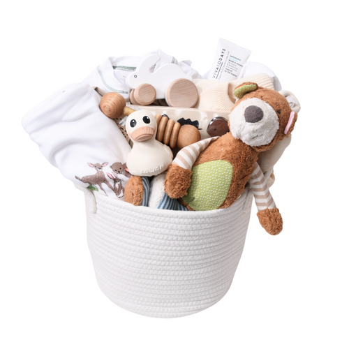 Client Baby Gift Basket Unisex Girl or Boy - Woodland Wonders