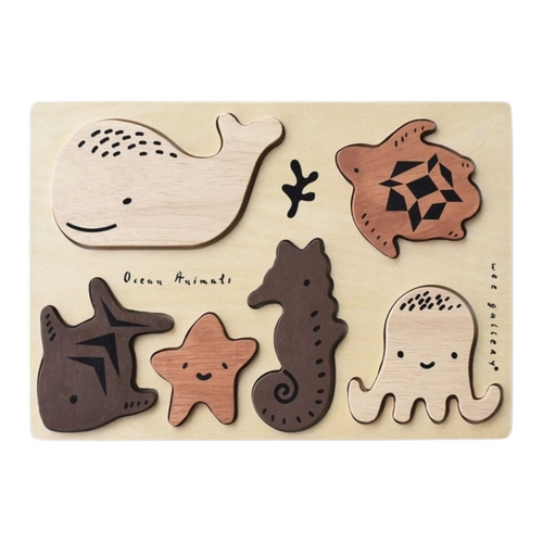 Wooden Tray Puzzle - Ocean