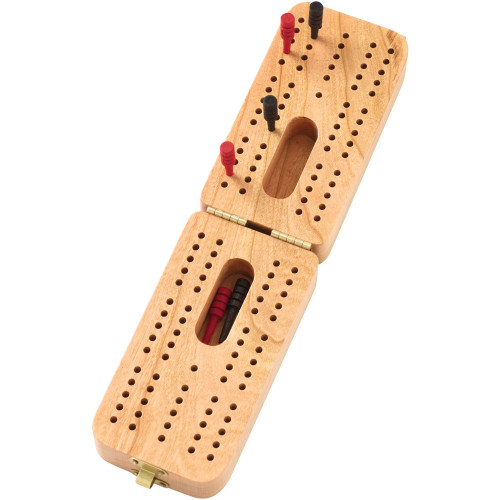 Cribbage Wooden Set that Folds