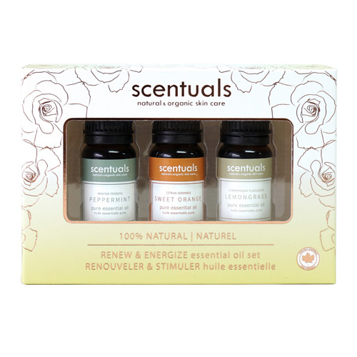 Natural Essential Oil Kit - Renew & Energize