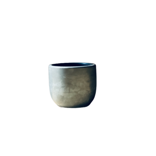 Natural Soy Candle in Cement Vessel - White Rose and Sandalwood