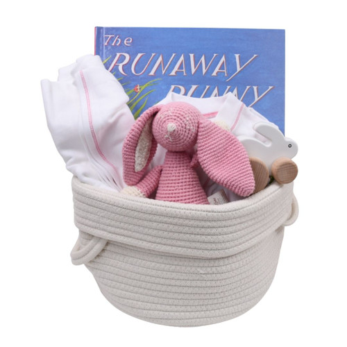 Organic Baby Girl Gift Basket
