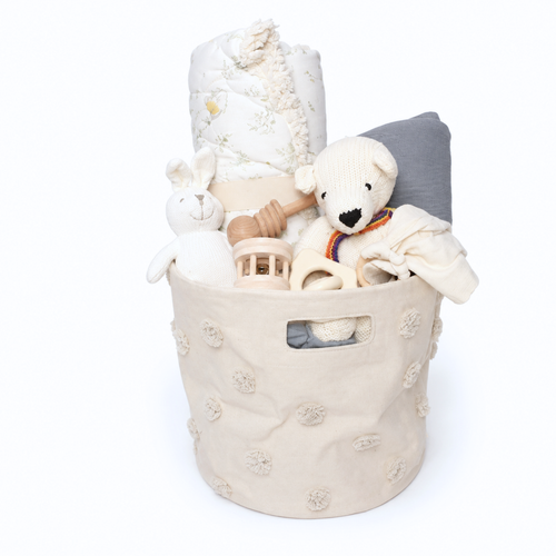 Organic Baby Gift Basket - Newborn - Tummy Time