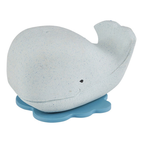 Natural Rubber Whale Bath Toy - Blue
