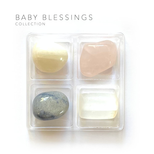 Baby Shower Gift - Baby Blessings Crystal Set