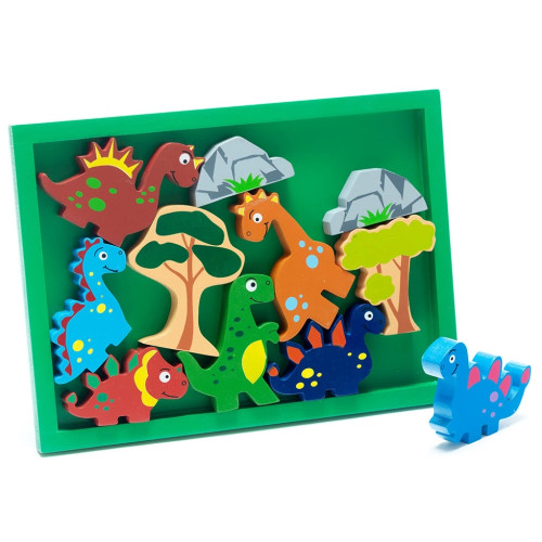 Wooden Dinosaur Toddler Puzzle