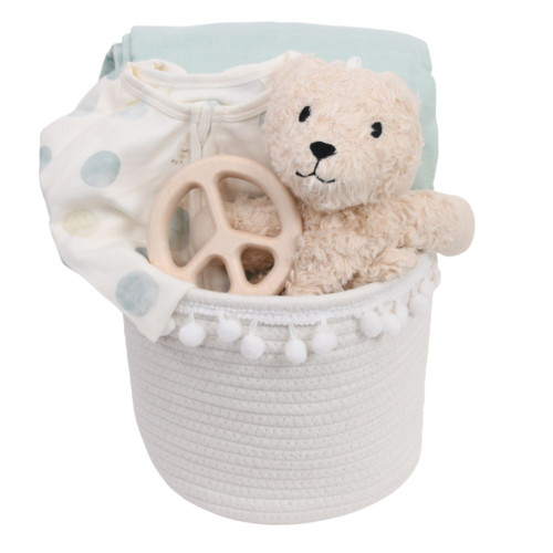 Bedtime Gift Basket for Baby - Sweet Dreams - Blue