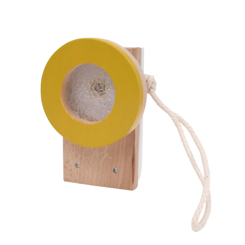 Play at Night Wooden Flashlight - Yellow