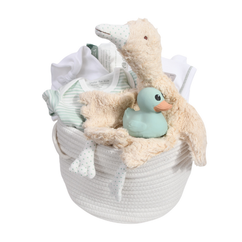 Organic Baby Gift Basket - Duck, Duck, Goose