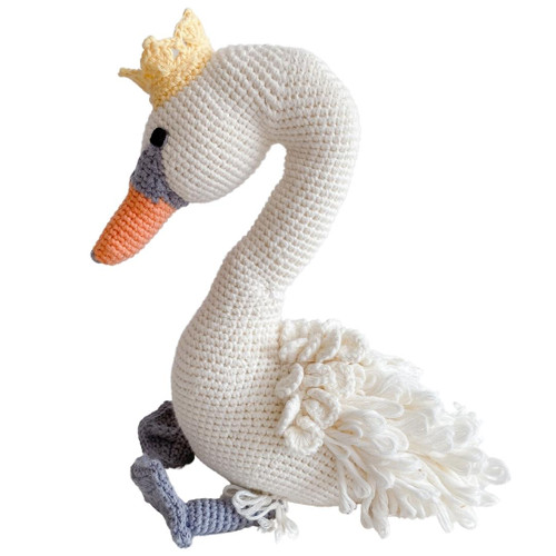 Organic Plush Swan Toy