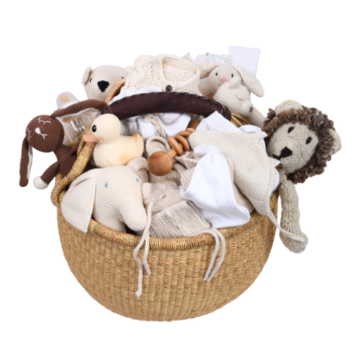 Giant Gift Basket for New Baby - The Works