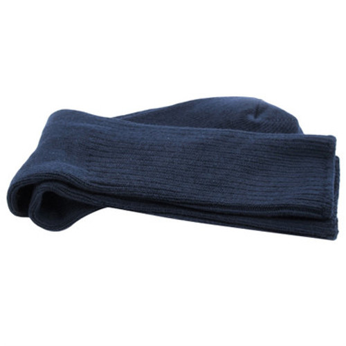 Organic Cotton Crew Socks - Navy