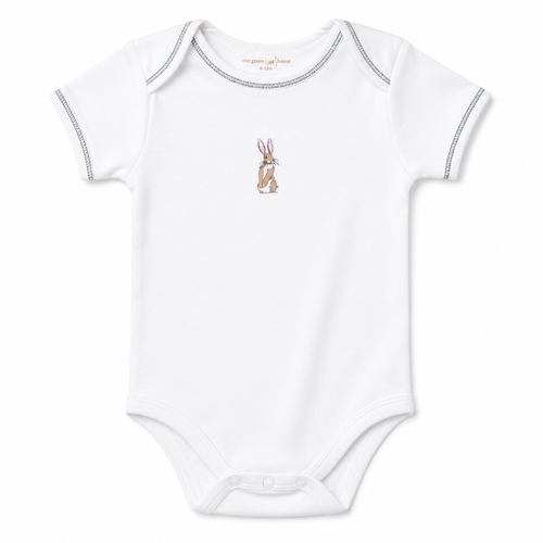 Organic baby clothes with bunny