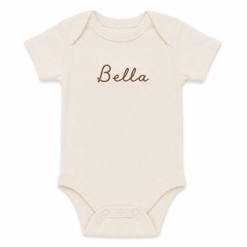 Personalized Baby Clothes  for Girl or Boy - Organic Onesie - Cloud