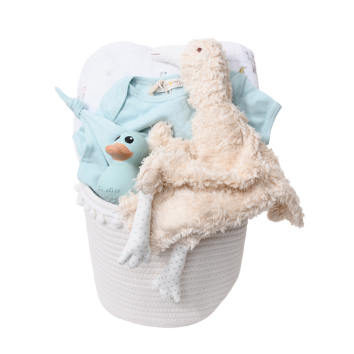 Organic Baby Gift Basket - Waddle, Waddle