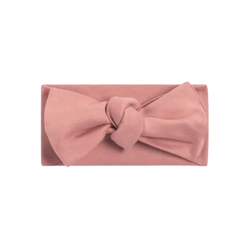 Organic Cotton Bow Wrap - Rose, 0-3m