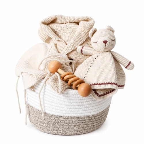 Organic Baby Gift Basket Newborn - Precious Purls