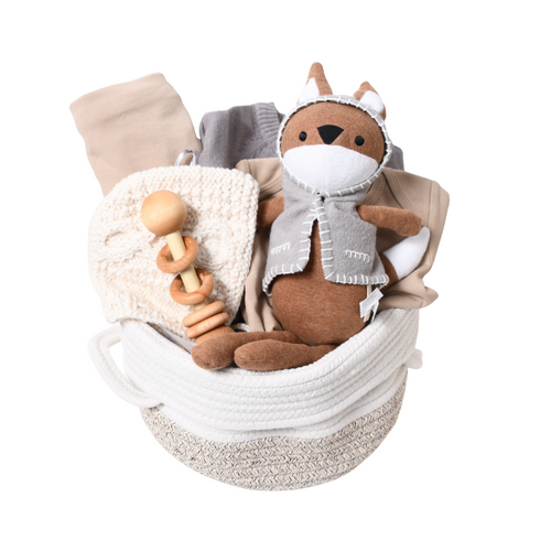 Woodland Friends, Organic Baby Gift Basket