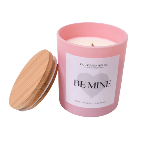 Valentines day candle