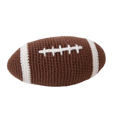 football baby rattle - Organic Cotton